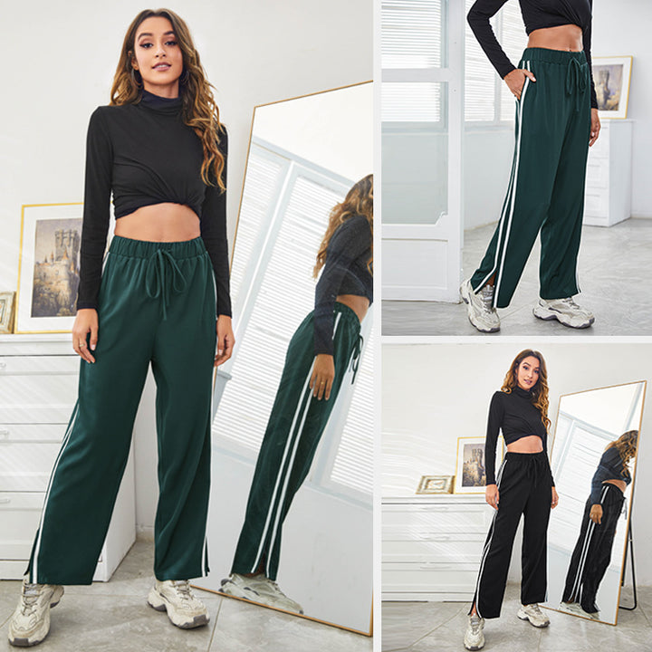 MJ Stormi High Waist Loose Split Sport Pants