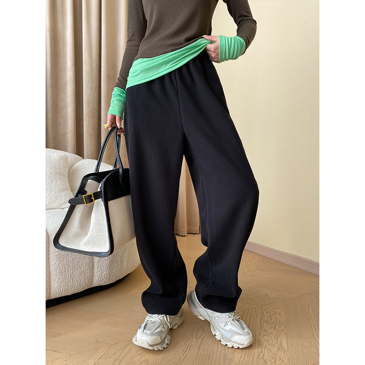 MJ Salma Thick Fleece Wide Leg Pants